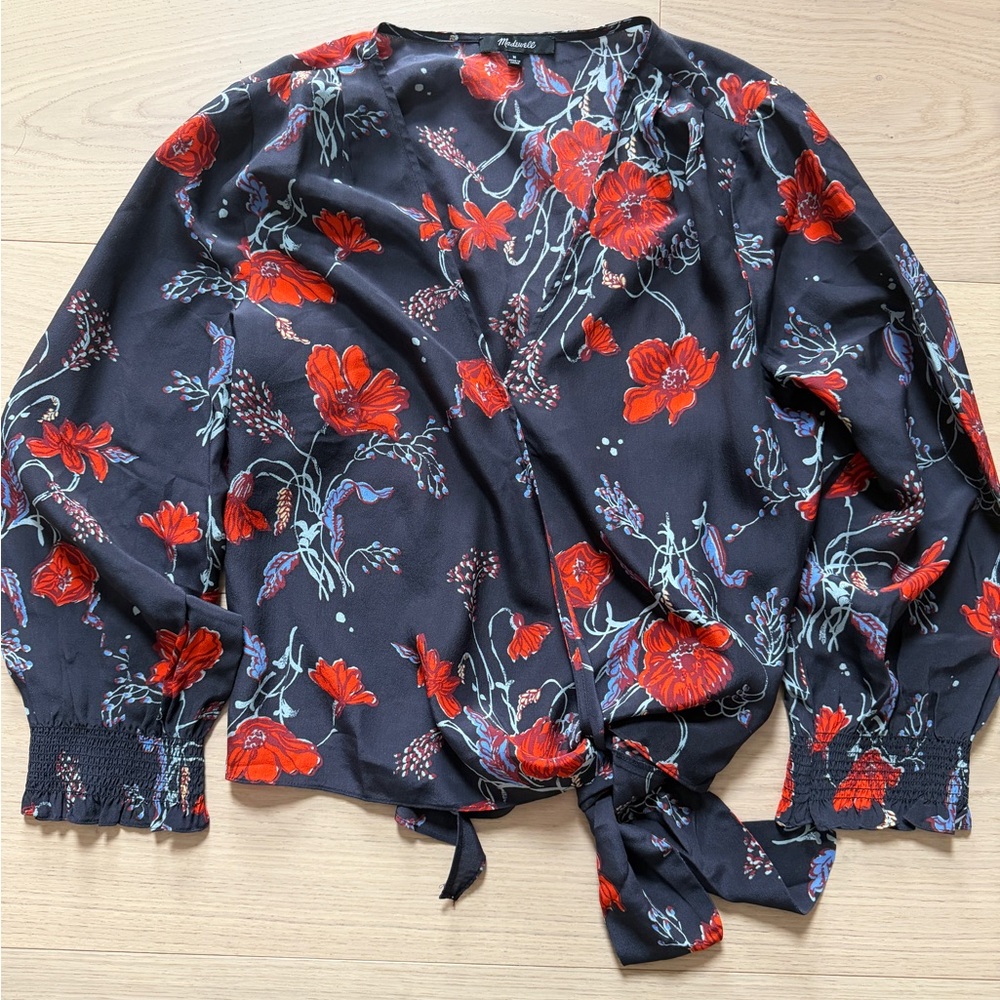 Madewell gorgeous silk top